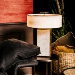 High-end Natural Marble Table Lamps Led Luxury Brown White Stone Desk Lights for Bedside Living Room Decoration Items - Image 3
