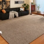 French Retro Living Room Carpet Large Area Brown Rug Coffee Table Study Bedroom Bedside Non-slip Soft Floor Mat Alfombra Ковер - Image 2