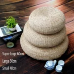 for Furniture Home Living Room Chairs Hallway Pouf Rattan Tea Ceremony Meditation Small Round Stool Balcony Decorative Stool - Image 5