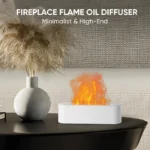 Fireplace Flame Essential Oil Diffuser for Serene Spaces - Image 2