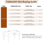 Elegant Waterproof Linen Cotton Tablecloth for Dining & Decor - Image 6