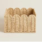 Paper Rope Woven Storage Basket Large Capacity Household Clothes Sundries Desktop Snacks Toys Tidy Kitchen Storage Basket - Image 4