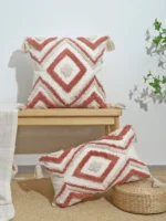 Nordic INS-style Moroccan tufted throw pillow and lumbar pillow covers for living rooms, bedrooms, and cars. - Image 4