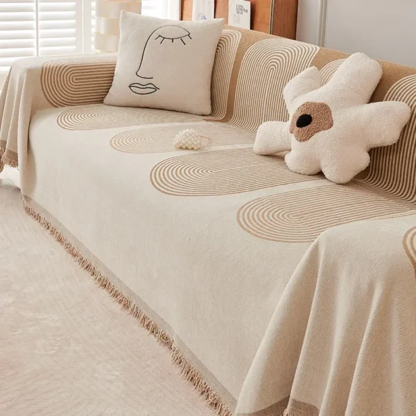 Luxurious Nordic Sofa Cover for Year-Round Protection & Style