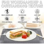 Sleek PVC Dining Placemats - Stylish, Anti-Slip Table Mats - Image 2