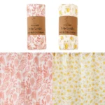 Kangobaby #My Soft Life# 2pcs Set 100% Cotton Baby Muslin Swaddle Blanket Newborn Bath Towel Infant Wrap - Image 6