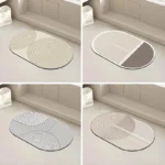 Super Absorbent Kitchen Floor Mat Long Diatomite Kitchen Rug Soft Washable Carpets Anti Slip Bathroom Entrance Doormat 주방매트 - Image 5
