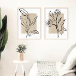 Boho Chic Leaves Canvas Art for Stylish Home Decor - Image 5