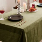 Plain Polyester Simple Tablecloth, Wedding Party, Holiday Table Decoration, Kitchen Tablecloth, Soft Tablecloth - Image 4