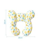 New cartoon children's U-shaped pillow, cotton soft baby pillow, travel car children's pillow, multi-functional stroller pillow - Image 6