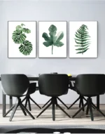 Scandinavian Style Tropical Plants Poster Green Leaves Decorative Picture Modern Wall Art Paintings for Living Room Home Decor - Image 4