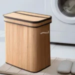 Large Laundry Basket Laundry Hamper Tall Freestanding Organizer with Lid Clothes Hamper Storage Basket for Living Room Dorm