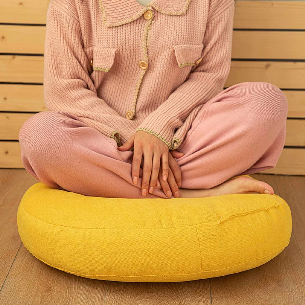 Floor Seat Pillow Solid Color Suitable for Meditation Yoga Round Seat Pads Mat Pouf Sofa Chair Bed Car Seat Pillows Cushions 12 kf S545305f19fec433e84b46081c3cf22e4N