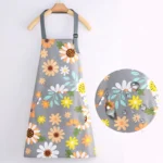 Stylish Waterproof Cotton Canvas Apron for Cooking Enthusiasts - Image 3