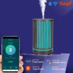Tuya WiFi Humidifier Essential Aroma Oil Diffuser Smart Home Ultrasonic 200ml Air Humidifier Mist Maker for Alexa Google