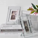 Chic Crystal Glass Photo Frame for Timeless Memory Displays