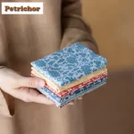 Elegant Double-Sided Velvet Floral Tea Towels for Stylish Homes - Image 2