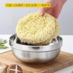 Creative Gold Bowl Stainless Steel Double Layer Anti-Scalding Noodles Soup Bowls Thick Insulated Bowl For Children Tableware - Image 5