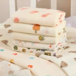 Baby Receive Blanket for Newborn Cotton Muslin Swaddle Blanket Bedding Infant Bath Towel Baby Items Mother Kids - Image 2