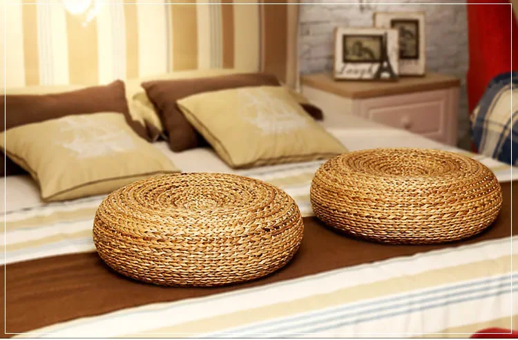 for Furniture Home Living Room Chairs Hallway Pouf Rattan Tea Ceremony Meditation Small Round Stool Balcony Decorative Stool 13 kf S5841dace8d3d465da74bd23e54c007bbL