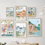 Captivating European City Canvas Art for Elegant Spaces - Image 2