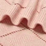 Baby Blankets Knitted Breathable Newborn Boy Girl Cotton Stroller Bedding Sleeping Covers 90*70cm Toddler Throw Receiving Quilts - Image 3