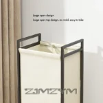 Laundry Basket with Wheels Large Capacity Storage Basket Multifunctional Foldable Waterproof Storage Bag For Dirty Clothes - Image 4