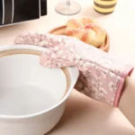 Chic 2024 Baking Glove Set - Heat Resistant & Stylish - Image 3