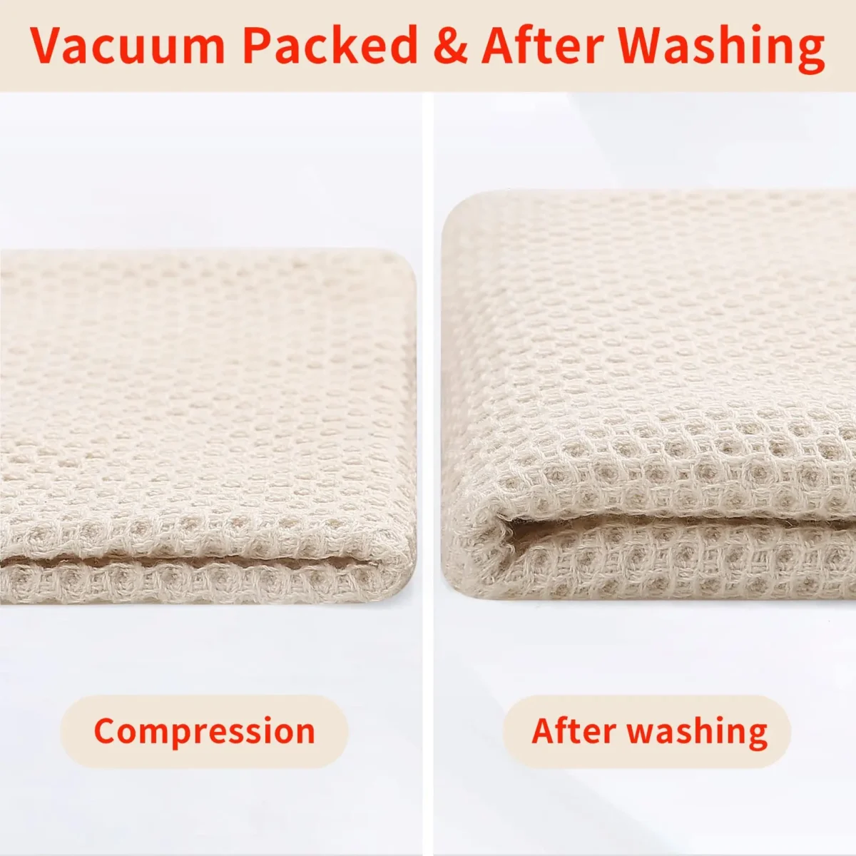 Hapihappy Cotton Kitchen Cloths Household Accessories Waffle Weave Kitchen Towels Cleaning Tools Useful Cleaning Things For Home - Image 3
