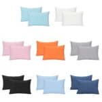 Kids Pillow Covers for Children 2PCS Microfiber Pillow Cases Toddler Envelope Pillow Cover Breathable Travel Pillowcase - Image 2