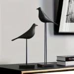 Elegant Nordic Bird Sculpture for Stylish Home & Office Accents