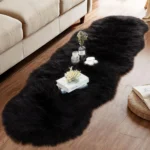 White Faux Sheepskin Fuzzy carpet Fur Rugs for Bedroom bedside Washable Fluffy Area Living Room rug Shag Nursery floor mat decor - Image 2