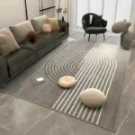 Crystal Pile Living Room Dirty Resistant Easy Care Non-Slip Carpet Premium Feeling Large Sofa Coffee Table Rugs - Image 4