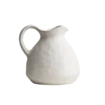 Simple Ceramic Vase Creative Jug Decorative Office Dried Flowers Organizer French Living Room Desktop Ornaments Home Decoration - Image 4