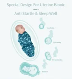 INSULAR 1pc Baby Swaddle Wrap Soft Cocoon Baby Blankets Newborn Swaddle Wrap Warm Cotton Baby Bedding Blanket - Image 4