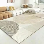 Crystal Pile Living Room Dirty Resistant Easy Care Non-Slip Carpet Premium Feeling Large Sofa Coffee Table Rugs - Image 3