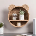 Stylish Handmade Rattan-Style Wall-Mounted Fruit Basket - Image 6