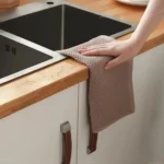 Ultra-Soft Cotton Kitchen Towel Set - 4 Colors for Easy Cleanup - Image 4