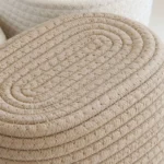 Simple Desktop Storage Baskets Lid Handmade Woven Remote Control Organize Boxs Multifunctional Sundries Cosmetics Container Item - Image 5