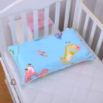 Cartoon Crib Pillow Case Home 100% Cotton Baby Pillowcase Four Seasons Pillowcase Side Zipper Children's Room Pillow Cover - Image 2