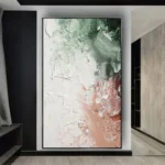 Vibrant Hand-Painted Acrylic Abstract Wall Art for Modern Spaces