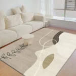 VIKAMA Nordic simple geometric crystal velvet large carpet living room mat family sofa balcony corridor non-slip decorative Rugs - Image 6