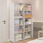 Open Closets Storage Locker Armoire Wardrobe Closet Folding Clothes Cabinet Dressing Rooms Dressers Bedroom Furniture Assembly - Image 2