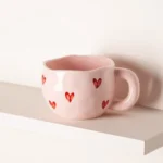 Creative Love Makeup High Beauty Ceramic Water Cup