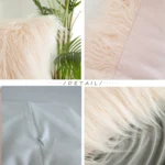 Pack of 1 Soft Luxury Long Faux Fur Plush Throw Pillow Cover,for living room,Sofa,Bed,Car,Party Decorative(no pillowcore) ﻿ - Image 5
