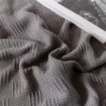 Luxurious 100% Cotton Throw Blanket - Cozy Comfort & Style - Image 5