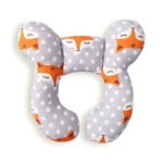 New cartoon children's U-shaped pillow, cotton soft baby pillow, travel car children's pillow, multi-functional stroller pillow - Image 4