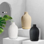 vase shape Ceramic Aromatherapy humidifier Household resin ultrasonic air mute humidifier for Home Office - Image 5