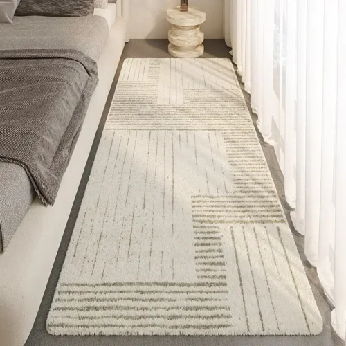 Elegant Non-Slip Faux Cashmere Rug for Home Comfort
