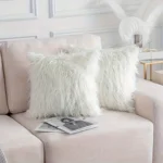 Pack of 1 Soft Luxury Long Faux Fur Plush Throw Pillow Cover,for living room,Sofa,Bed,Car,Party Decorative(no pillowcore) ﻿ - Image 3